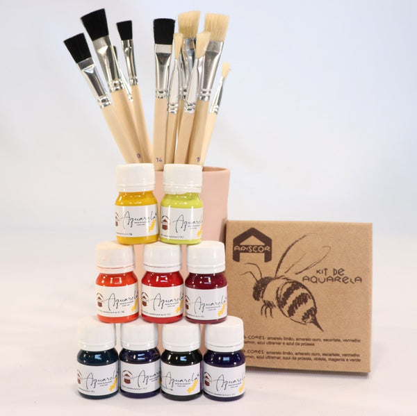Apiscor Watercolour Paint 9 Colours
