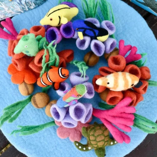 Felt Coral Reef Mat