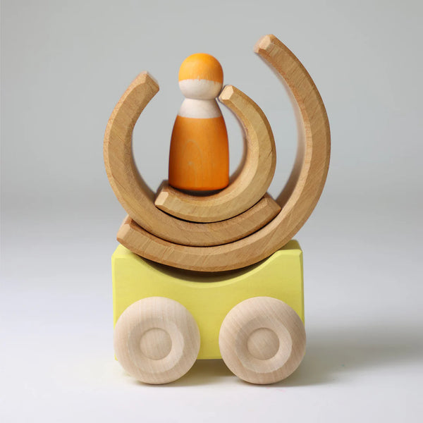 Grimm's Stacking Car Yellow
