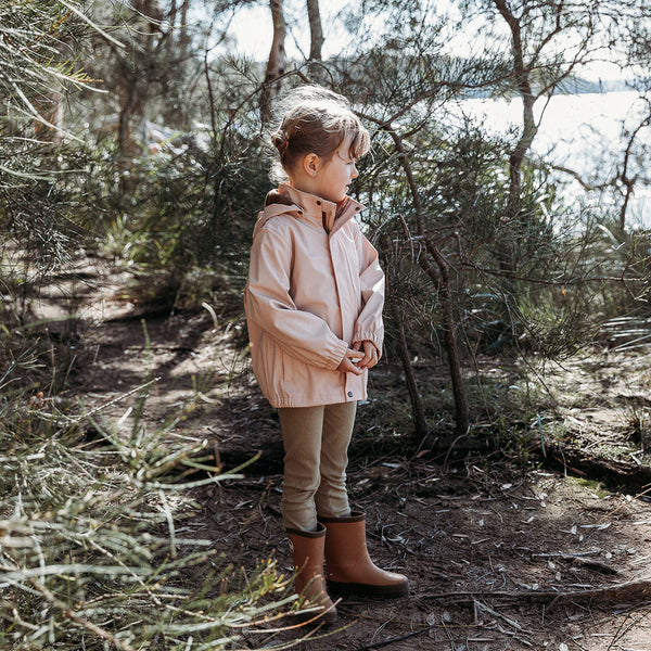 Wander & Wild Recycled Raincoat- Rose