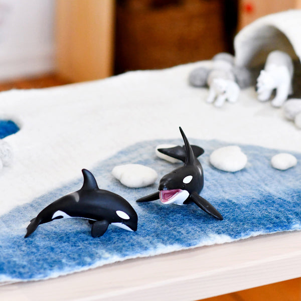 Felt Large Antarctic Polar Arctic Play Mat