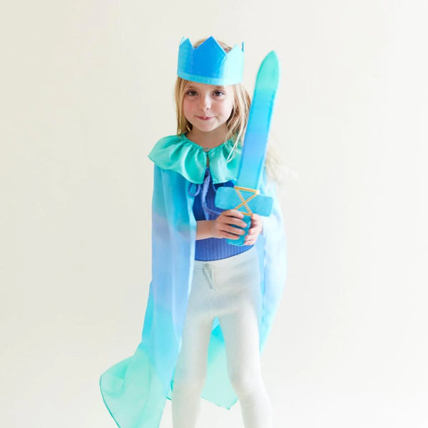 Sarah's Silks Reversible Crown-Ocean