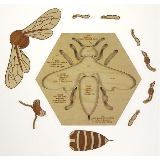 Stuka Puka Busy Bee Wooden Puzzle