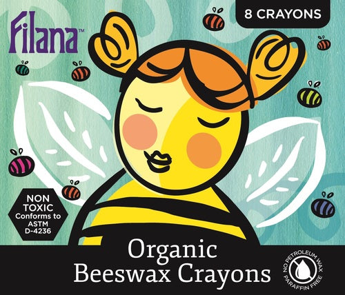 Filana Organic Beeswax Crayons, Rainbow Blocks-8