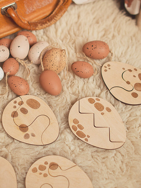 Stuka Puka Egg On Wooden Puzzle