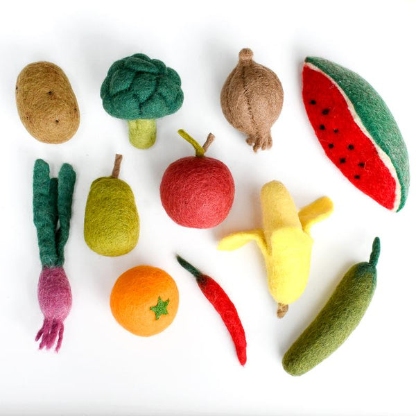 Felt Fruit & Veg Set B