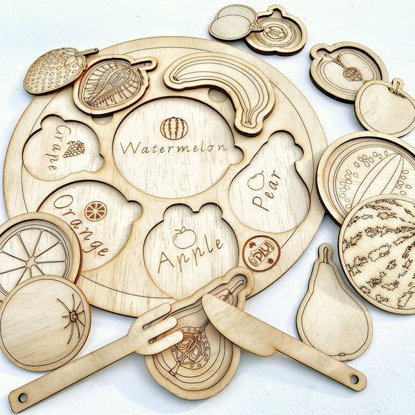 Plywood Fruit Platter Puzzle