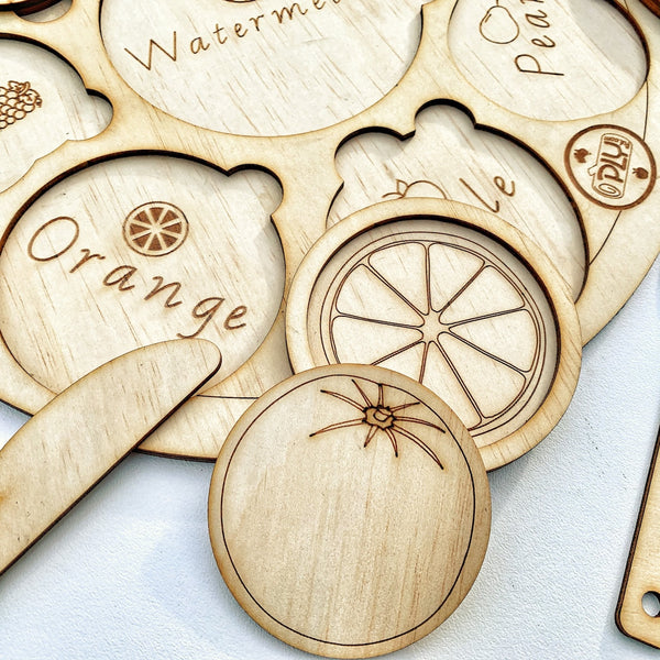 Plywood Fruit Platter Puzzle