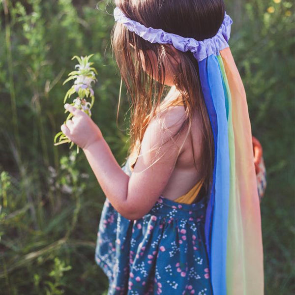 Sarah's Silks Veil Rainbow Lavender