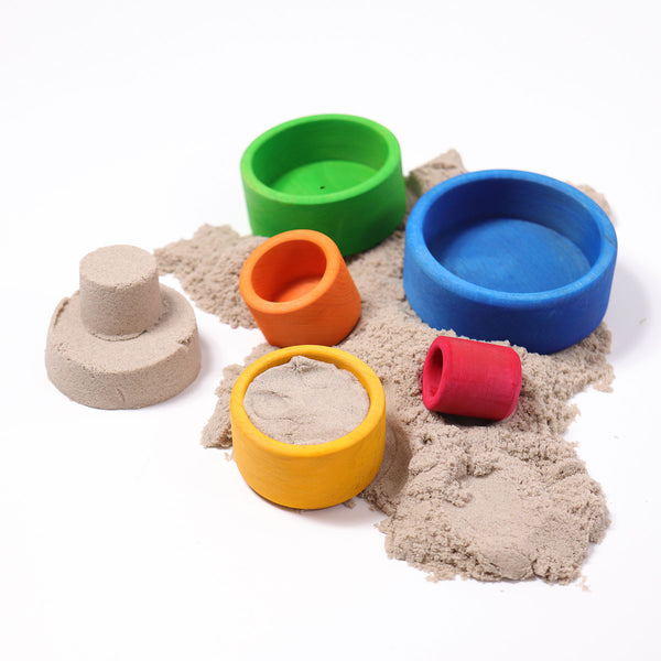 Grimm's Stacking Bowls Blue