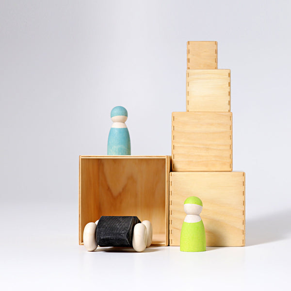 Grimm's Natural Stacking Boxes Small