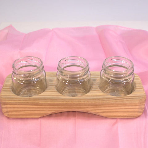 Sedulus Paint Jar Holder & 3 Jars