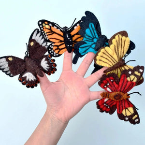 Butterflies Finger Puppets Set