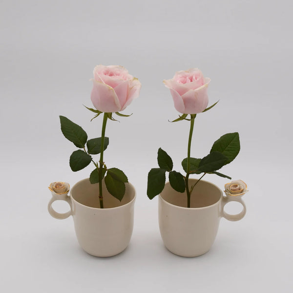 Mae Bebe Rose Mug 24 Carat Gold Detail