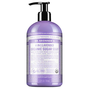 Dr Bronners 4-IN-1 Lavendar Organic Sugar Soap 355ml