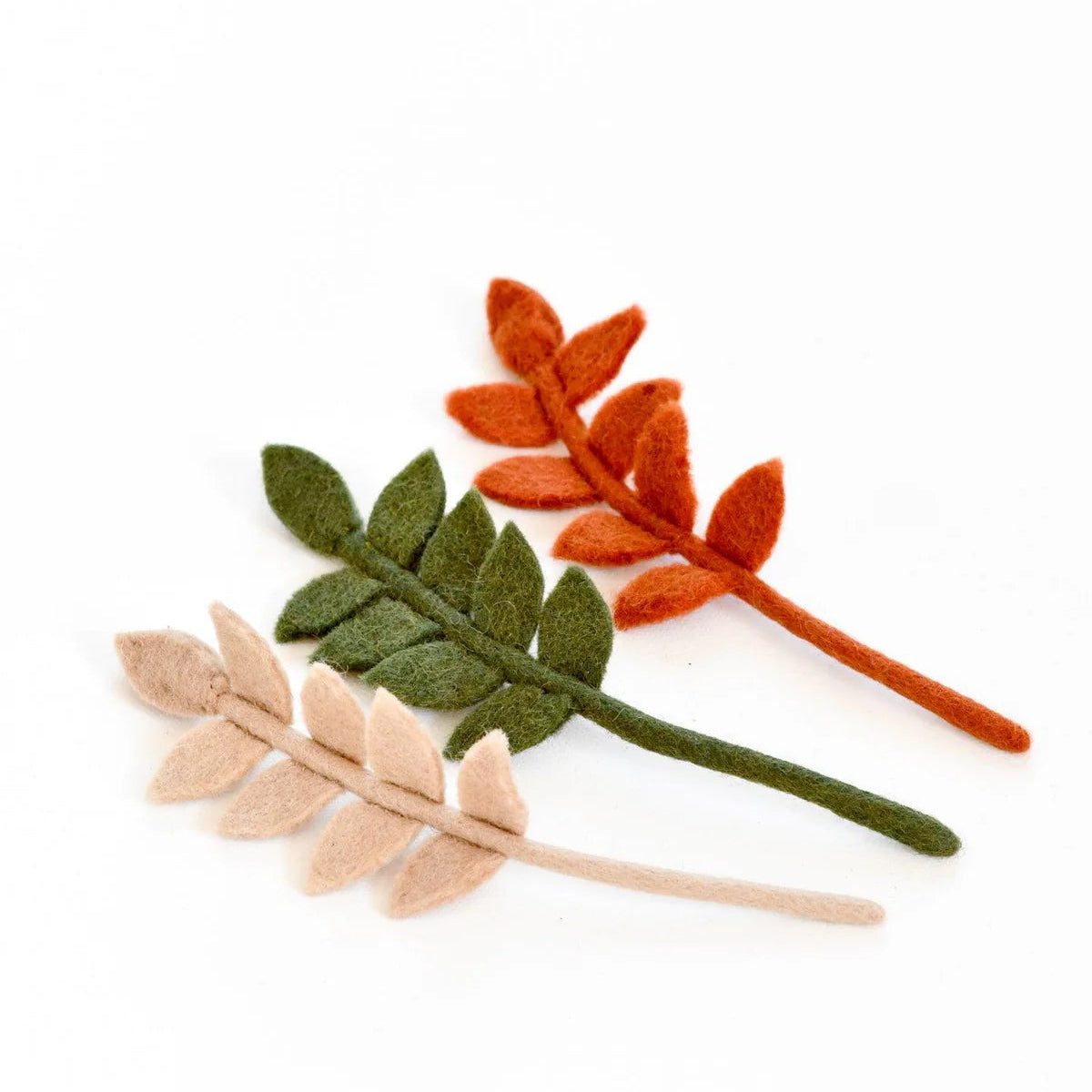 Felt Ash Leaves Set of 3