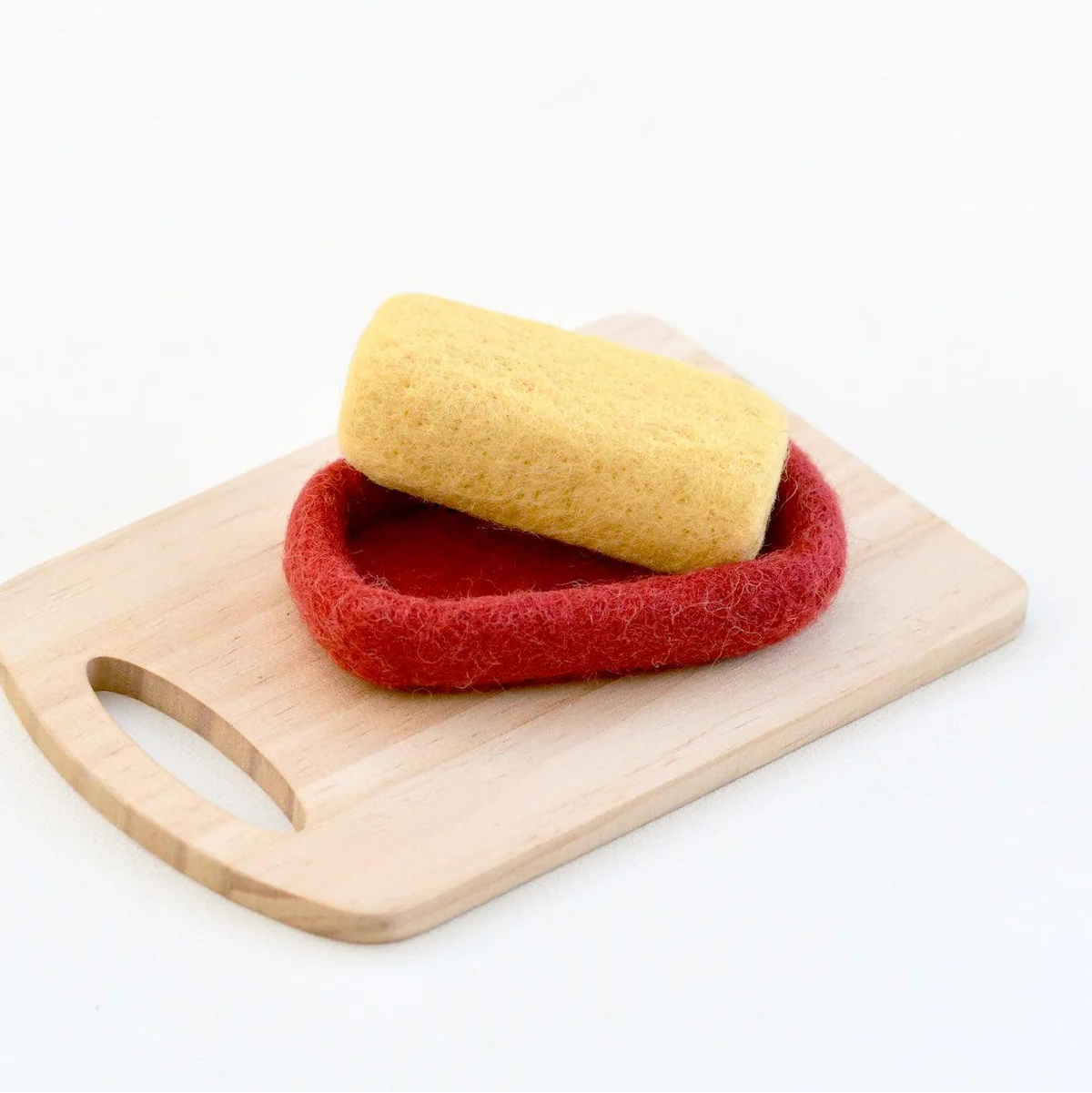 Felt Butter on Dish