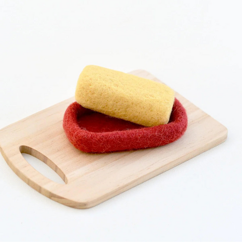 Felt Butter on Dish
