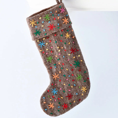 Felt Christmas Stocking-Celebrations
