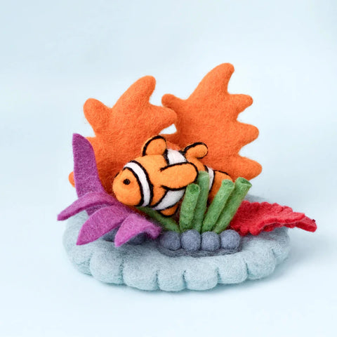 Felt Coral Reef with Clownfish