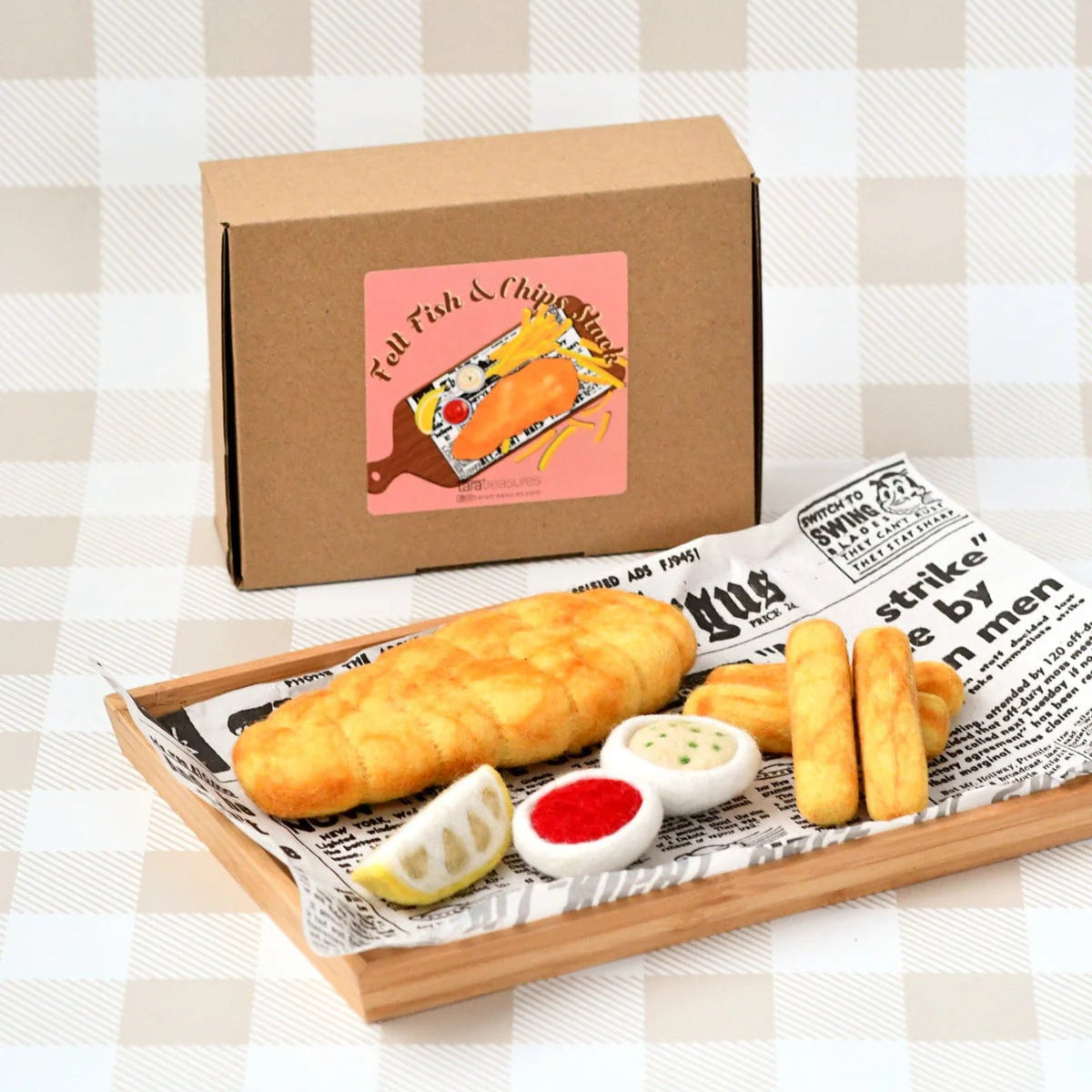 Felt Fish and Chips