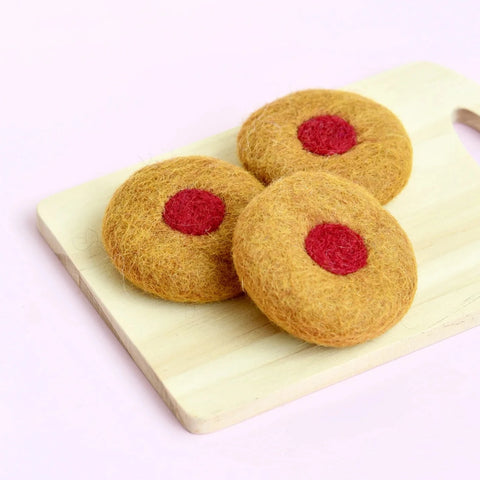 Felt Jam Biscuit Set of 3