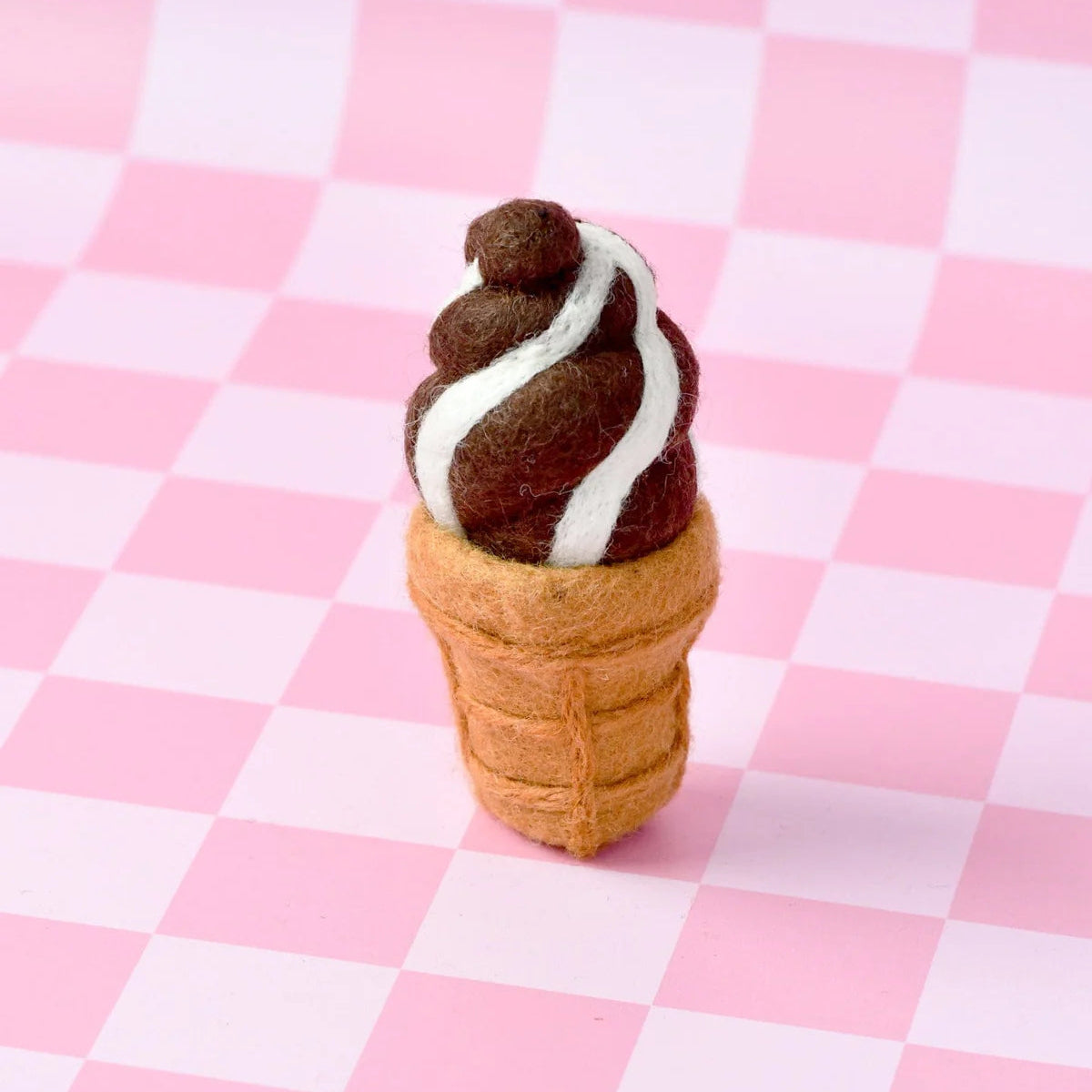 Felt Chocolate Soft Serve Ice Cream