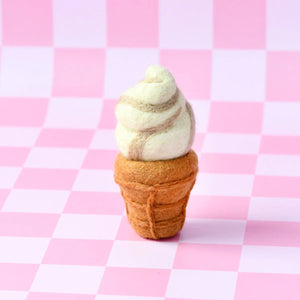 Felt Vanilla Soft Serve Ice Cream