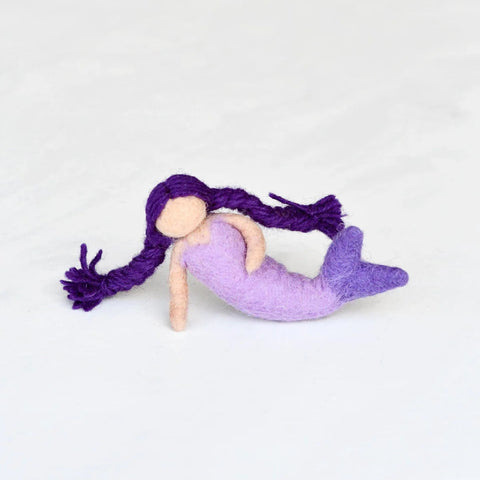 Felt Mermaid Purple Hair