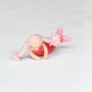 Felt Mermaid Pink Hair