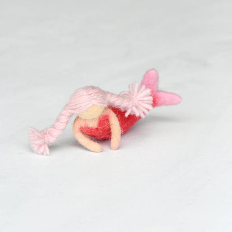 Felt Mermaid Pink Hair
