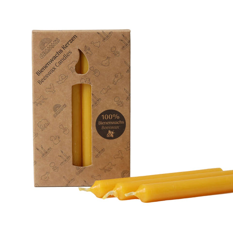 Grimm's 100% Beeswax Candles Set of 12