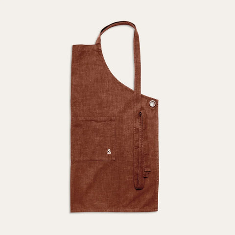 Seed & Sprout Hemp Apron-Cinnamon