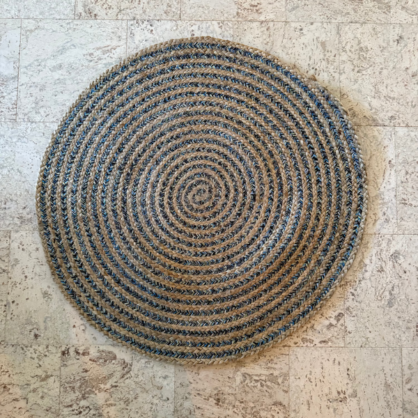 Jute/Cotton Rug 90cm