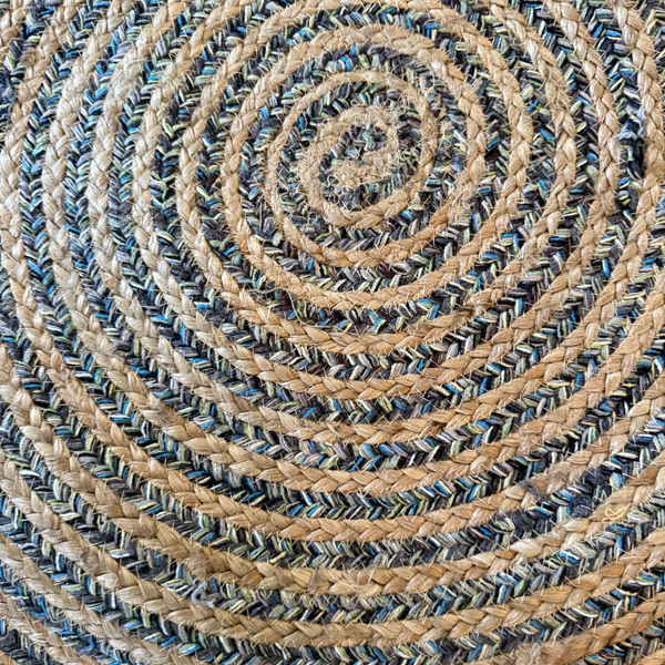 Jute/Cotton Rug 90cm