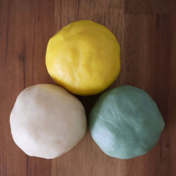 Conscious Childhood Collective Beeswax Playdough- Trio Set