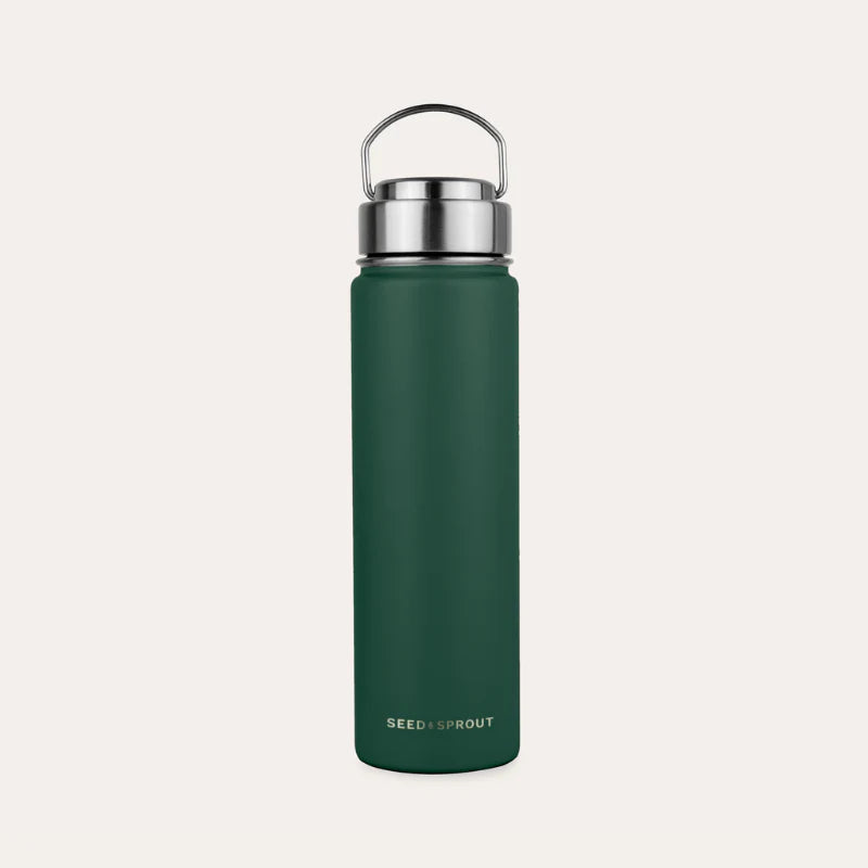 Seed & Sprout Stainless Steel Drink Bottle 650ml-Moss