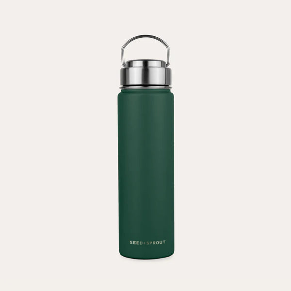 Seed & Sprout Stainless Steel Drink Bottle 650ml-Moss