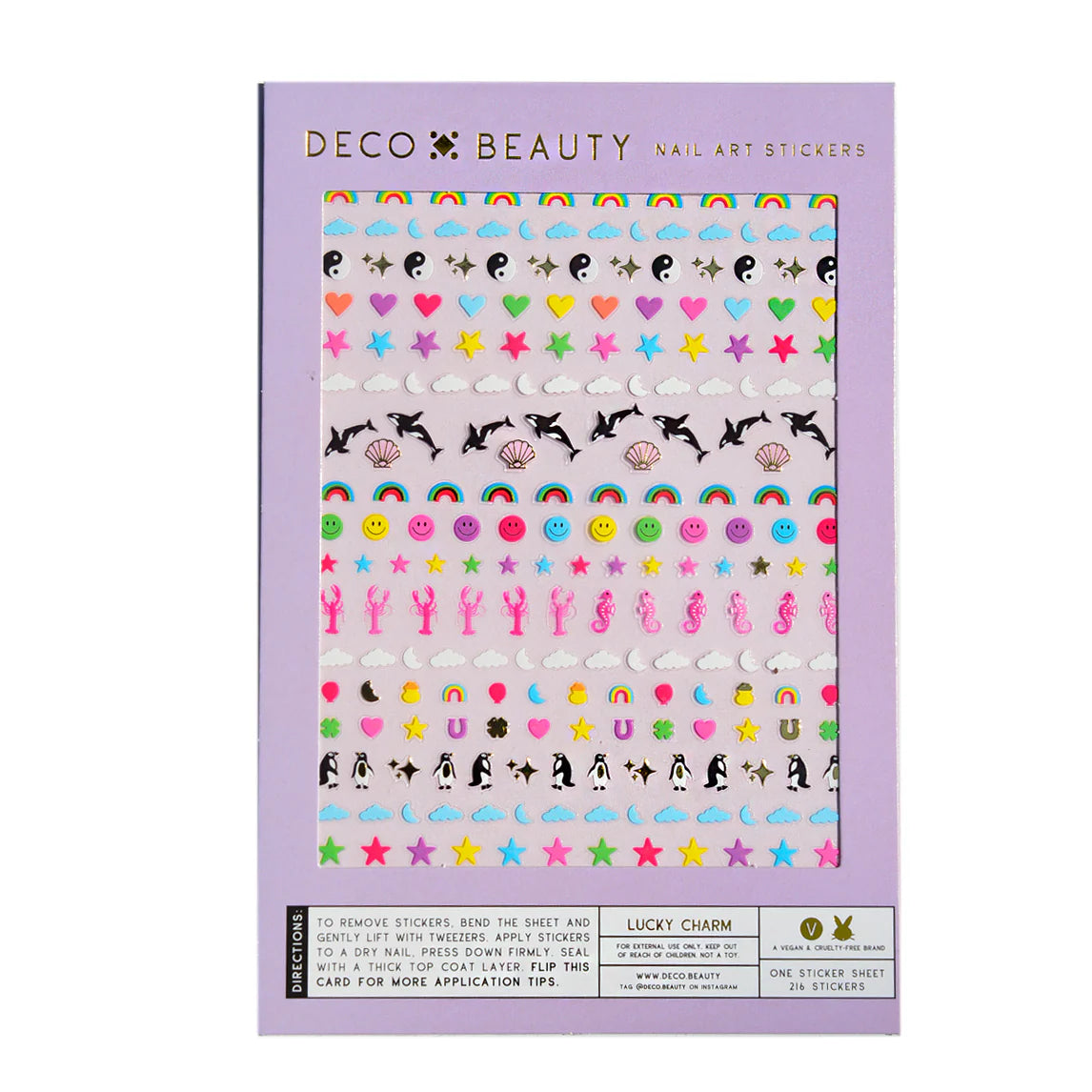 Deco Beauty Nail Stickers-Lucky Charm