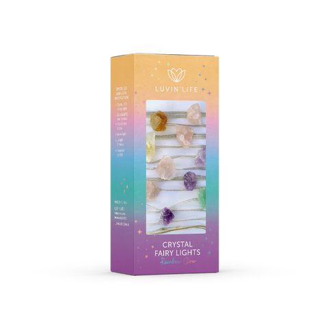 Luvin Life Crystal Fairy Lights-Rainbow