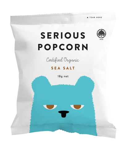 Serious Food Serious Popcorn Sea Salt 18g