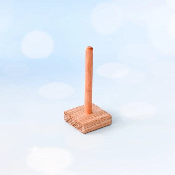 Finger Puppet Wooden Stand Tall Single 1 Rod