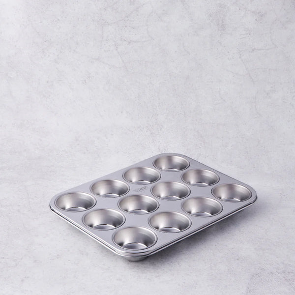 Low Tox Project Stainless Steel Muffin Pan 12 Cup