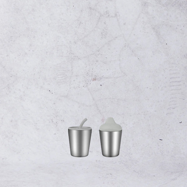 Low Tox Project Stainless Steel Double Walled Sip & Straw Cup 250ml