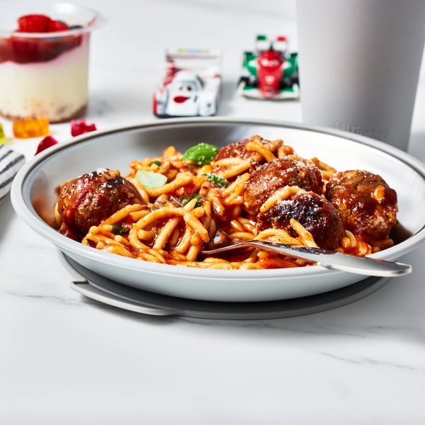 Low Tox Project Stainless Steel Round Plate With Suction