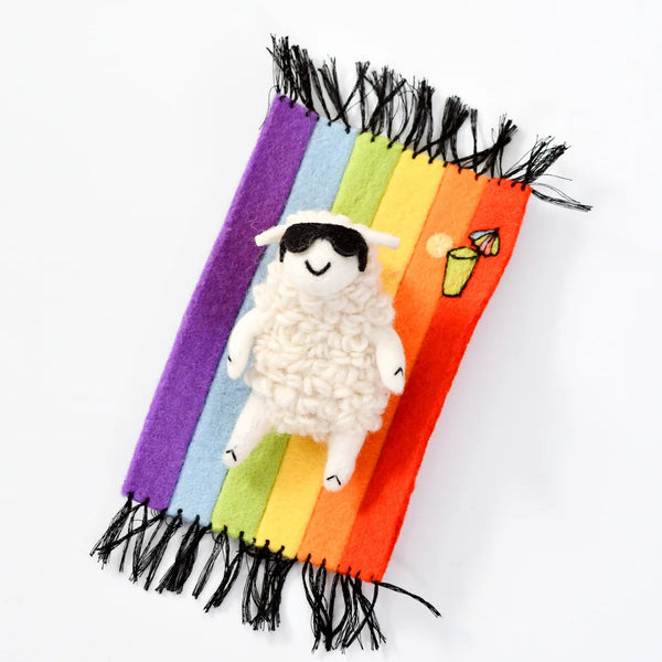 Felt Where is the Green Sheep -Sun Sheep