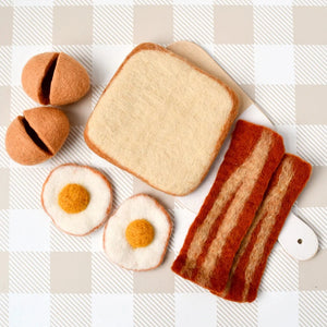 Felt Food-Bacon & Egg Set