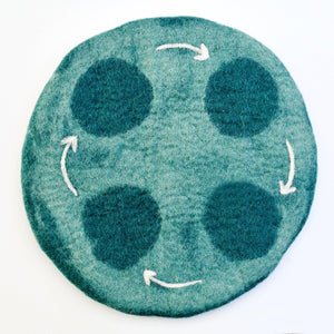 Felt Life Cycle Water Mat