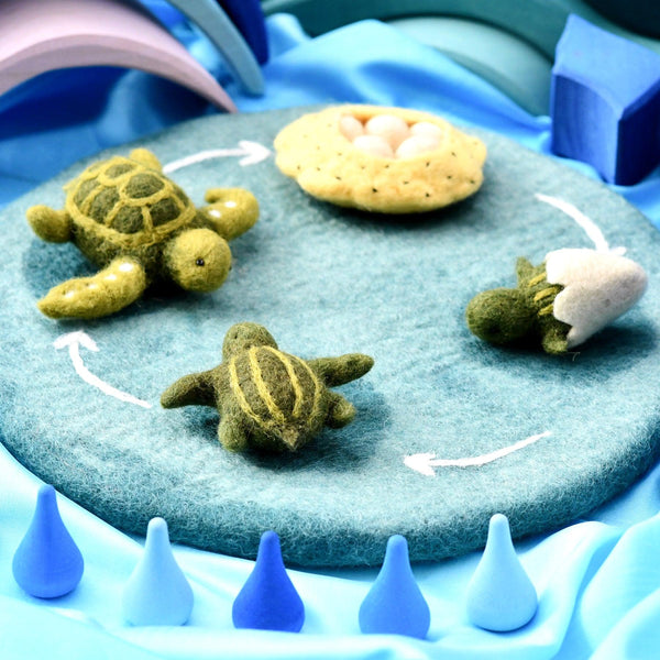 Felt Life Cycle Water Mat