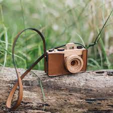 Wattle & Clay Camera with Leather Case